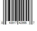 Barcode Image for UPC code 043917429557