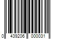 Barcode Image for UPC code 0439206000031