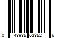 Barcode Image for UPC code 043935533526