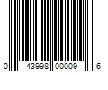 Barcode Image for UPC code 043998000096