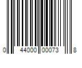 Barcode Image for UPC code 044000000738