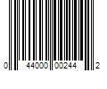 Barcode Image for UPC code 044000002442