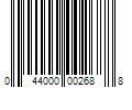 Barcode Image for UPC code 044000002688