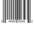 Barcode Image for UPC code 044000003432