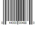 Barcode Image for UPC code 044000004880. Product Name: Mondelez International Nabisco Grahams Original Graham Crackers  14.4 oz