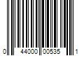 Barcode Image for UPC code 044000005351