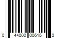 Barcode Image for UPC code 044000006150