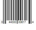 Barcode Image for UPC code 044000006174