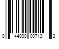 Barcode Image for UPC code 044000007133