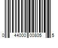 Barcode Image for UPC code 044000008055