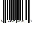 Barcode Image for UPC code 044000013813