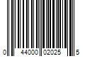 Barcode Image for UPC code 044000020255. Product Name: 