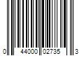 Barcode Image for UPC code 044000027353