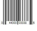 Barcode Image for UPC code 044000033385