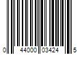 Barcode Image for UPC code 044000034245