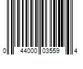 Barcode Image for UPC code 044000035594