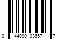 Barcode Image for UPC code 044000036577