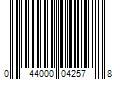 Barcode Image for UPC code 044000042578