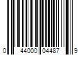 Barcode Image for UPC code 044000044879