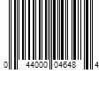 Barcode Image for UPC code 044000046484