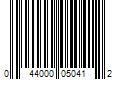 Barcode Image for UPC code 044000050412