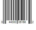 Barcode Image for UPC code 044000051662