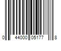 Barcode Image for UPC code 044000051778