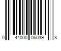 Barcode Image for UPC code 044000060398