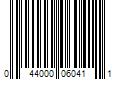 Barcode Image for UPC code 044000060411