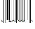 Barcode Image for UPC code 044000060633