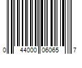 Barcode Image for UPC code 044000060657