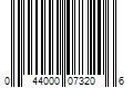 Barcode Image for UPC code 044000073206