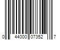 Barcode Image for UPC code 044000073527