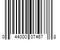 Barcode Image for UPC code 044000074678. Product Name: Mondelez International Honey Maid Graham Crackers  Party Size  28.8 oz