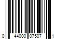 Barcode Image for UPC code 044000075071