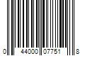 Barcode Image for UPC code 044000077518