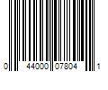 Barcode Image for UPC code 044000078041