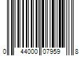 Barcode Image for UPC code 044000079598