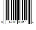 Barcode Image for UPC code 044000080174