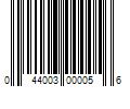 Barcode Image for UPC code 044003000056