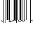 Barcode Image for UPC code 044007340967