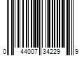 Barcode Image for UPC code 044007342299