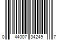 Barcode Image for UPC code 044007342497