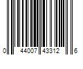 Barcode Image for UPC code 044007433126