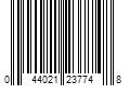 Barcode Image for UPC code 044021237748