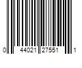 Barcode Image for UPC code 044021275511