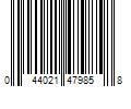 Barcode Image for UPC code 044021479858