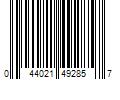 Barcode Image for UPC code 044021492857