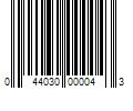 Barcode Image for UPC code 044030000043