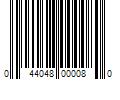 Barcode Image for UPC code 044048000080